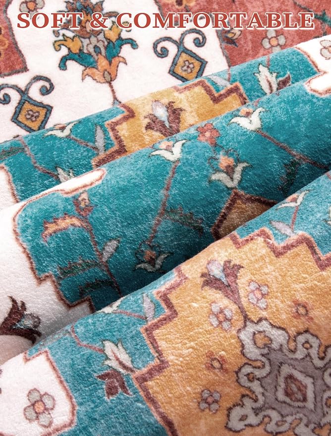 SERISSA Boho Washable Runner Rug