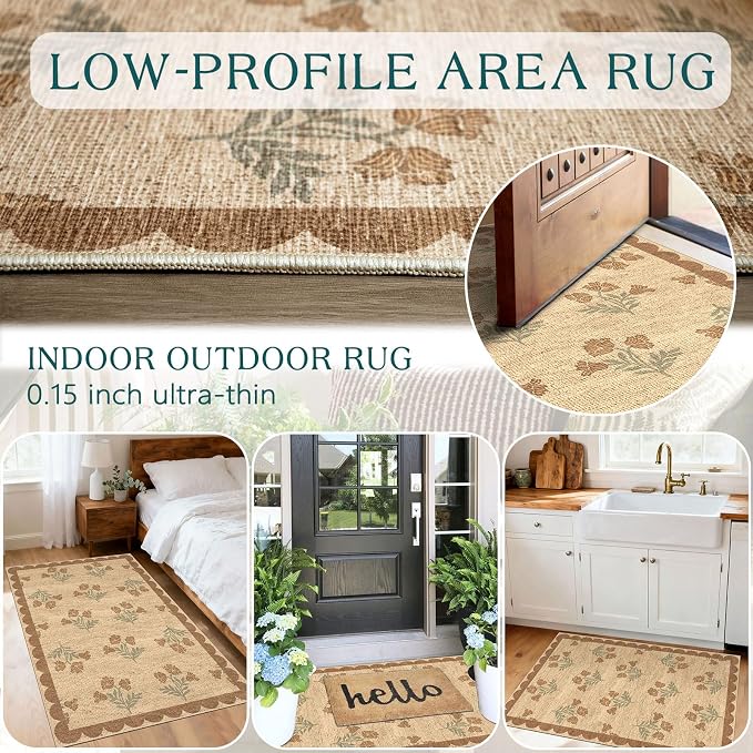 Floral Outdoor Rug