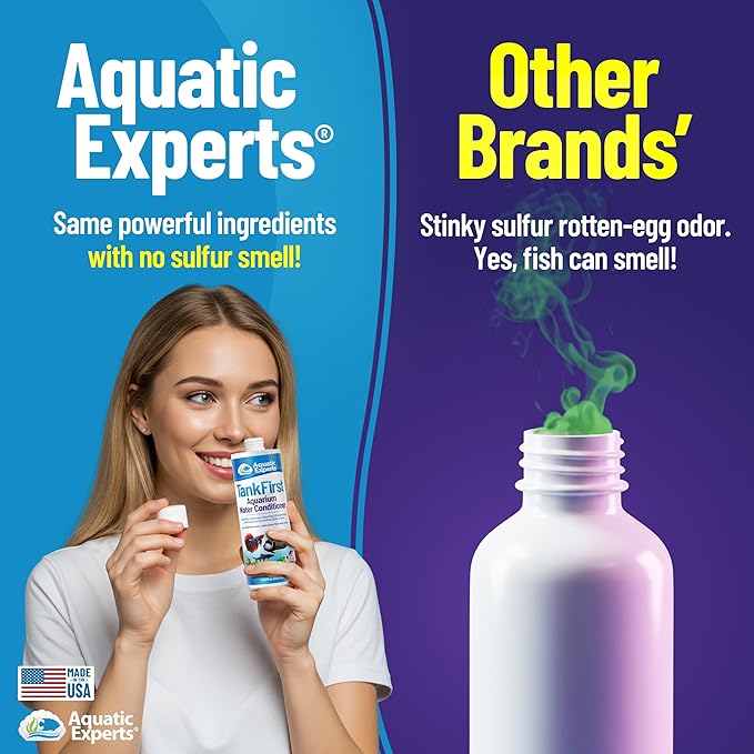TankFirst Complete Aquarium Water Conditioner - Fish Water Conditioner, Instantly Removes Chlorine, Chloramines, and detoxifies Ammonia from Fish Tank (TankFirst Regular, 250 ml)