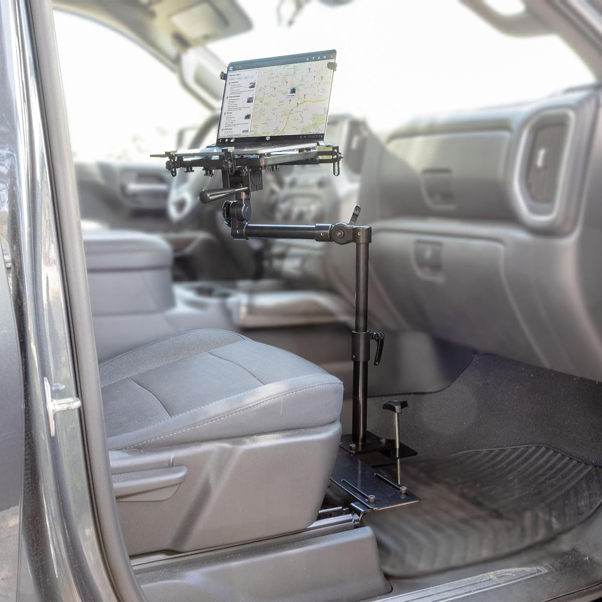 Mount-It! Car Laptop Mount, No-Drill Passenger Seat Stand, Fits 17" Laptops