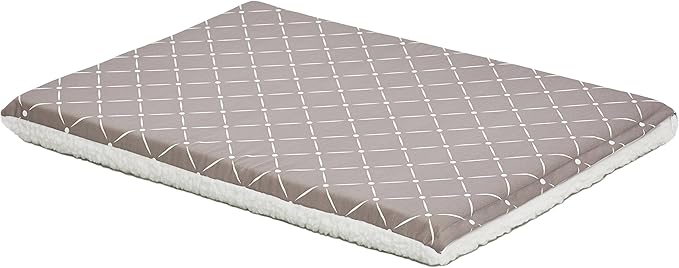 MidWest Homes for Pets Quiet Time Couture Paxton Pet Bed with Removable Pillow Cover, Mushroom, 30"