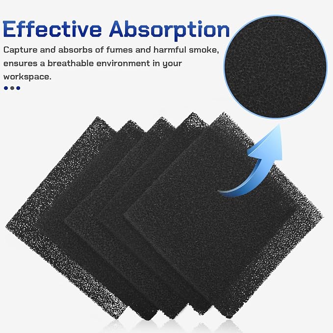Antidious 5 Pack Activated Carbon Filters