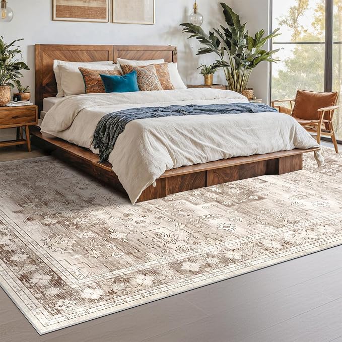 Boho 7x9 Area Rug for Living Room