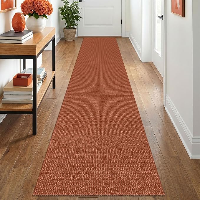 IOHOUZE Washable Runner Rug 2x12 Non Slip Rubber Backed Extra Long Hallway