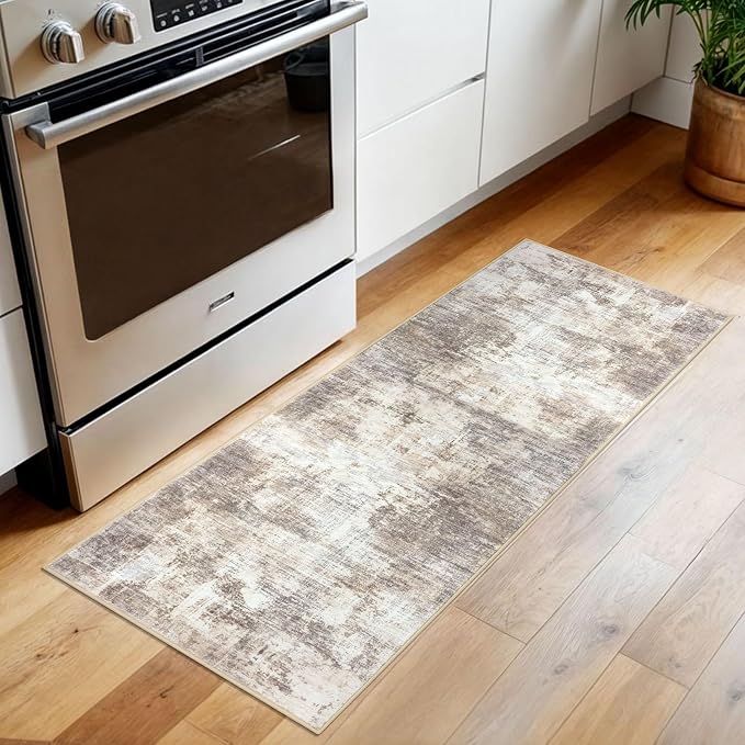 IOHOUZE Abstract Runner Rug 2x5 Ft Washable Runners