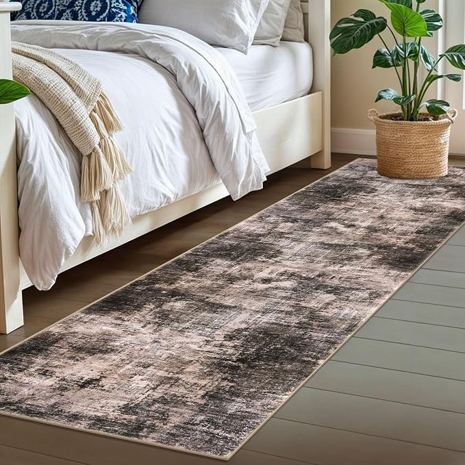 IOHOUZE Abstract Runner Rug 2x7 Ft Washable Runners