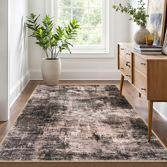 IOHOUZE Abstract Area Rug 4x6 Ft Washable Rugs