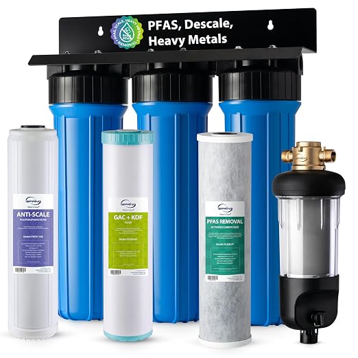 iSpring Whole House Water Filter System Ultimate PFAS Scale and Heavy Metals