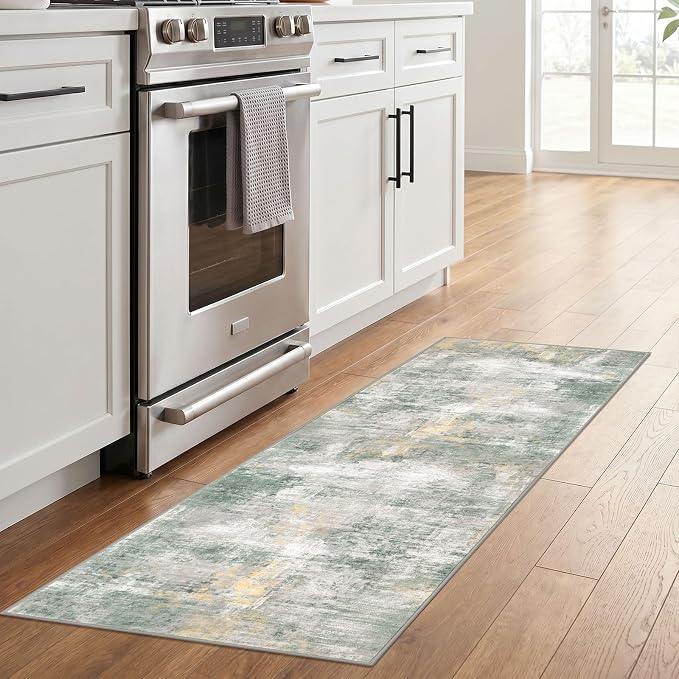 IOHOUZE Abstract Runner Rug 2x6 Ft Washable Runners