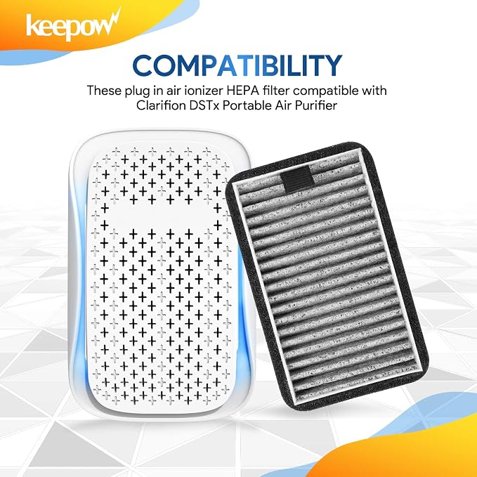 KEEPOW DSTx HEPA +Carbon Filters Replacement Compatible