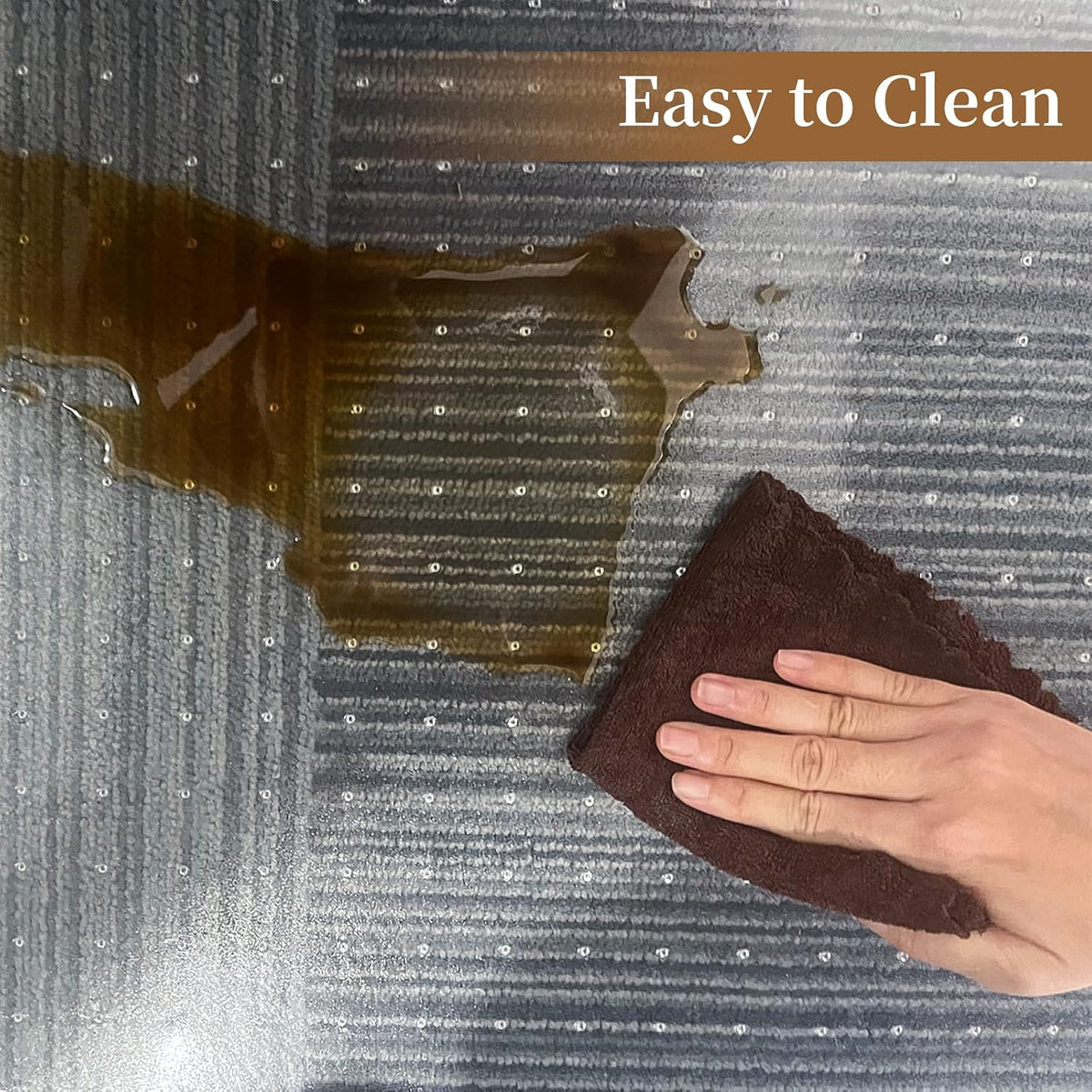 Office Chair Mat for Carpet, 36" X 48" - Ship Flat
