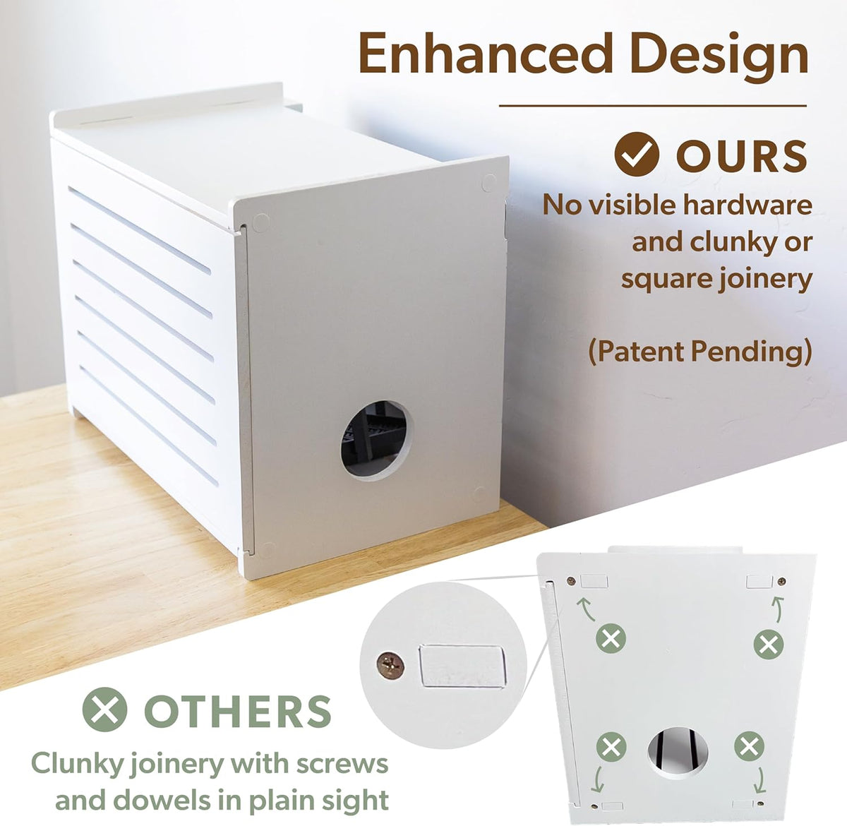 WiFi Router Storage Cabinet Router Box Hider WiFi Box Hider Shelf Cover