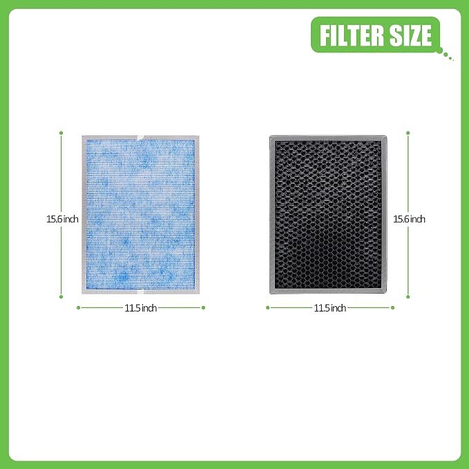 Hichoryer【Upgraded】MSA3 Air Purifier Replacement Filter, Compatible