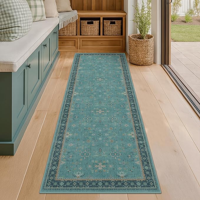Boho 2'6"x8' Wide Hallway Runner Rugs
