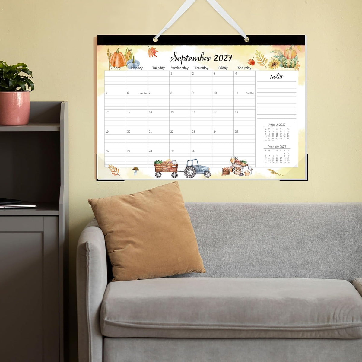 GuassLee Desk Calendar 2027-2028 Extra Large, 18 Months, 20" x 30"