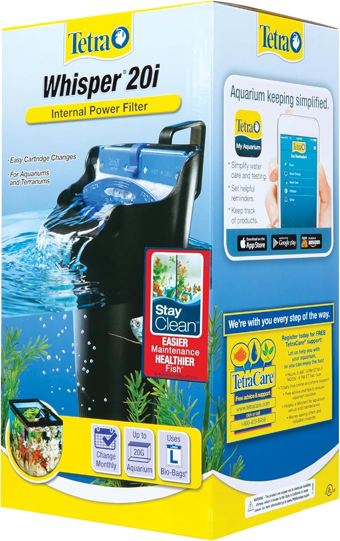 Tetra Whisper Internal Filter 10 To 30 Gallons,