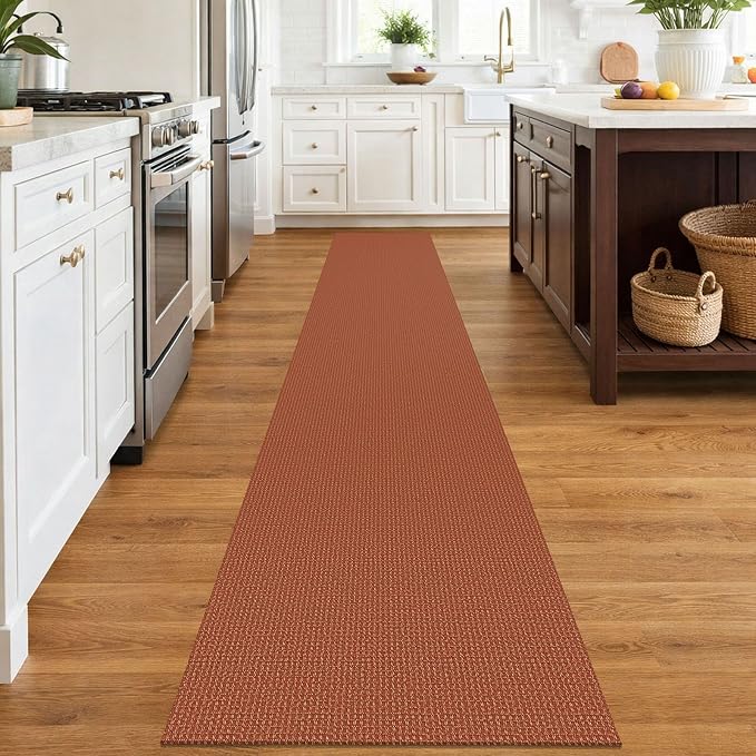 IOHOUZE Washable Runner Rug 2x12 Non Slip Rubber Backed Extra Long Hallway