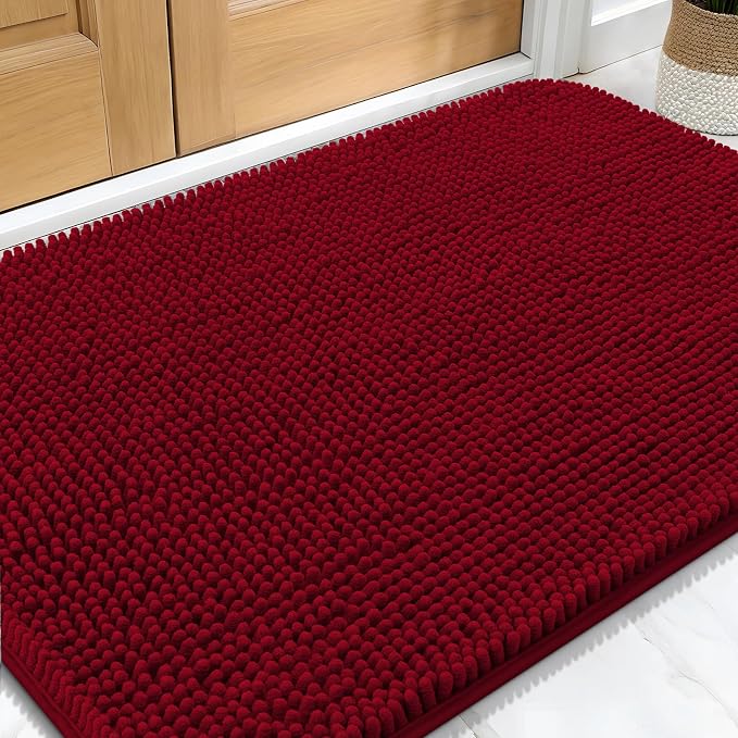 OLANLY Dog Door Mat for Muddy Paws 30x20, Absorbs Moisture and Dirt, Absorbent