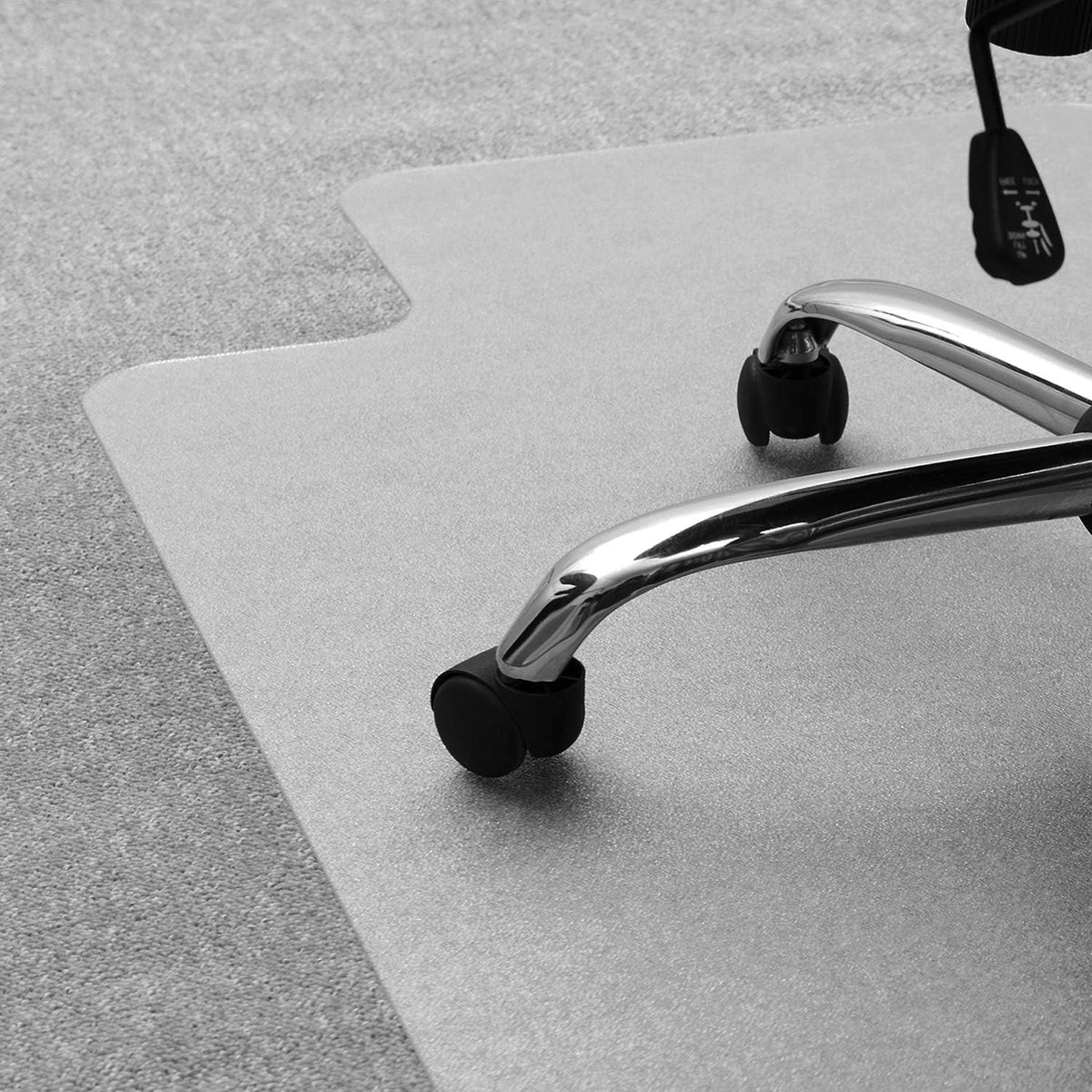 Floortex Poly Rctglr Lipped ChairMat Plush Pile Carpet47X35 (FC118927LR)