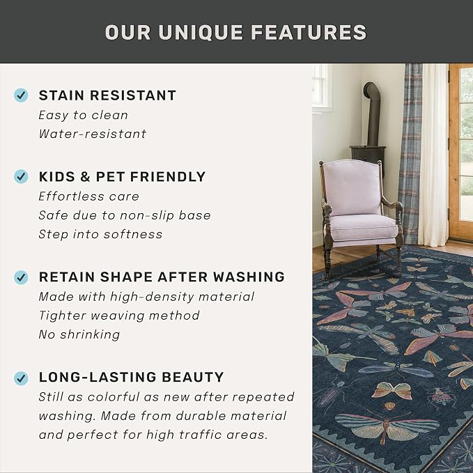 Blue Rugs for Bedroom
