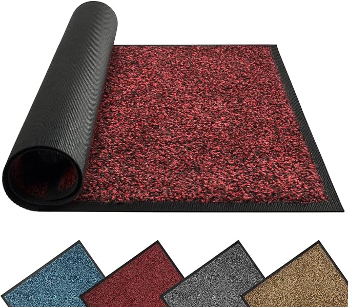 Mibao Front Door Mat Indoor Entrance, Dirt Trapper Welcome Mat