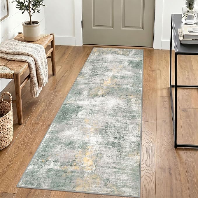 IOHOUZE Abstract Runner Rug 2x6 Ft Washable Runners
