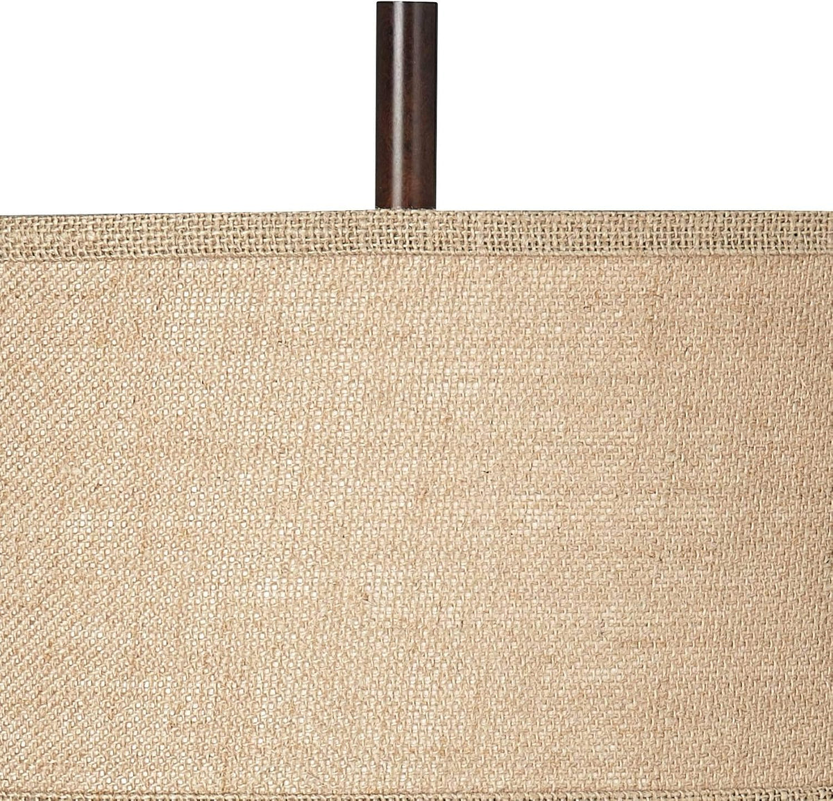 Franklin Iron Works Tremont Mid Century Modern Industrial Table Lamps 31.5" Tall Set of 2 Rich Bronze Iron Burlap Fabric Drum Shade for Living Room Bedroom House Bedside Nightstand Home Office