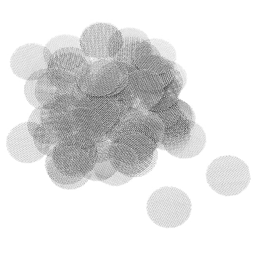 MECCANIXITY Pipe Screen Stainless Steel Screens, 5/8 Inch Diameter