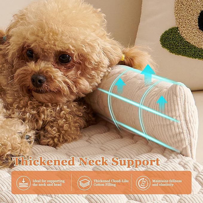 Dog Couch Bed Non Slip Dog Couch Cover Washable Non-Slip Pet Protector for Dogs & Cats, Soft Washable Dog Sofa Bed for Couch Sofa Chair & Bed