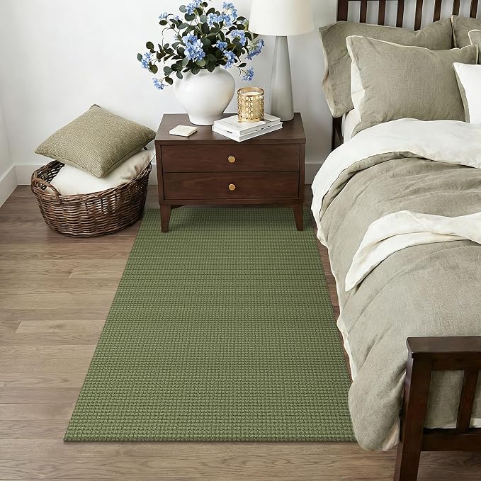 KOZYFLY Rugs for Entryway 3x5 ft Washable Area Rug Non Slip Rubber Backed Entry