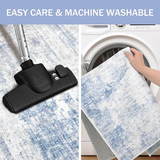 IOHOUZE Abstract Runner Rug 3x18 Ft Washable Runners