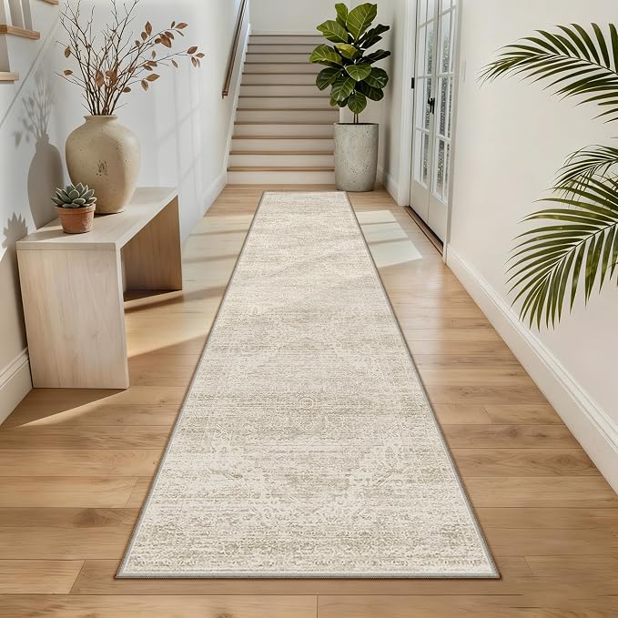 Hallway Runner Rugs for 2x10 Long Rug Runners, Non-Slip Washable Kitchen Runner