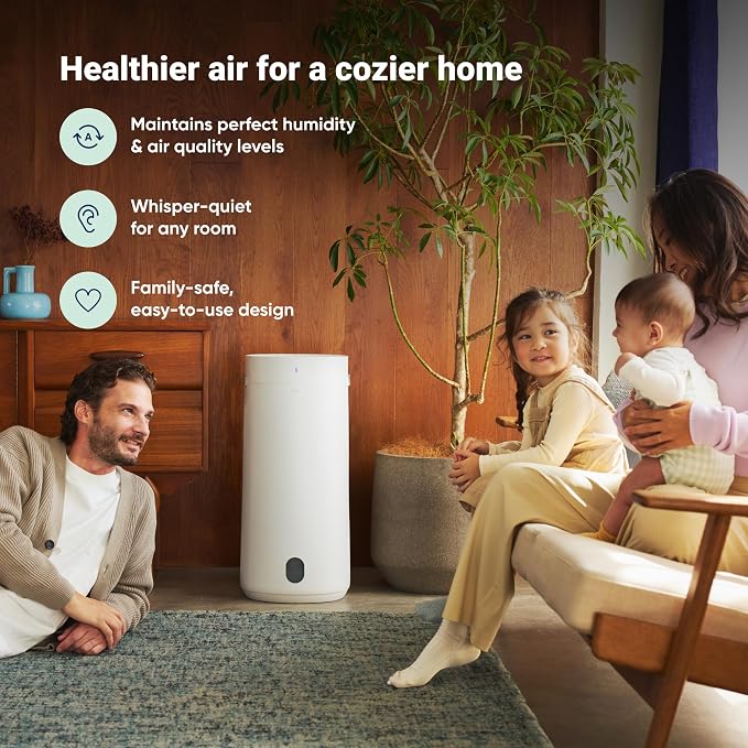 BLUEAIR 2-in-1 Purify + Humidify: Air Purifier and Humidifier
