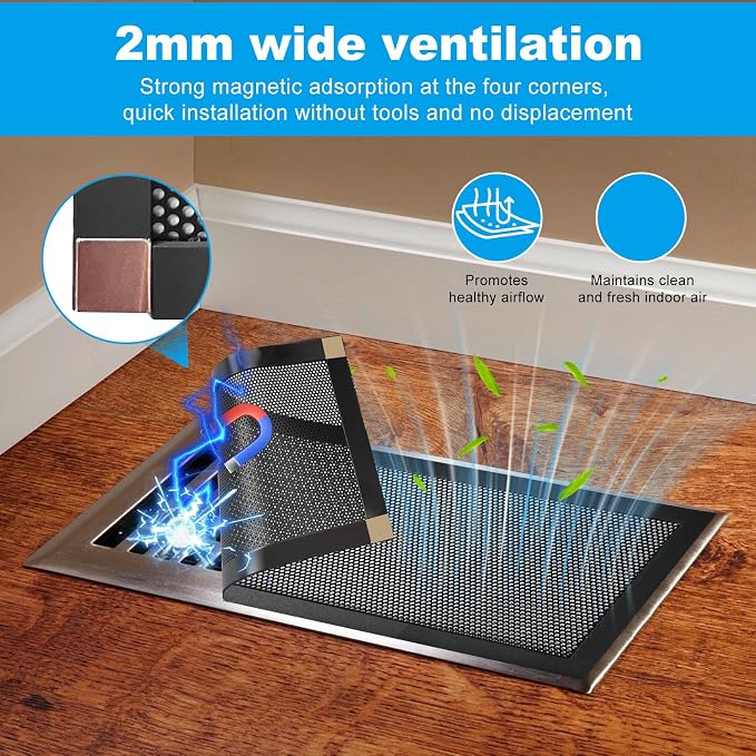 4-Pack 7"x13" Powerful Magnetic Vent Covers