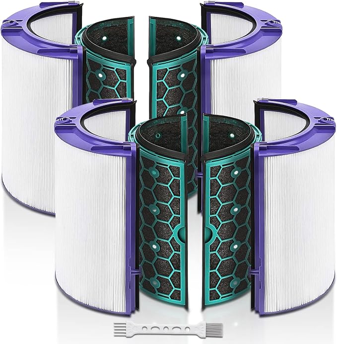 2 Pack Replacement True Filter for Dyson TP04 TP06 TP07 TP09 TP10 HP04 HP06
