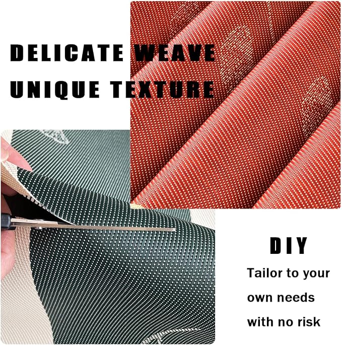 PIGCHCY Ginkgo Placemats Set of 4, Non-Slip Placemats Easy to Wipe Clean