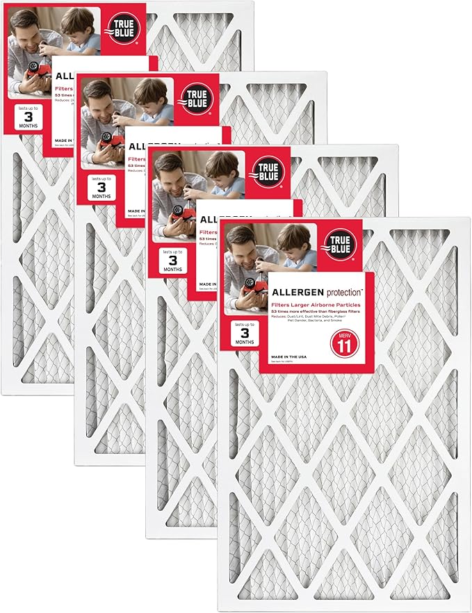 True Blue Allergen 12x24x1 Air Filter, MERV 11