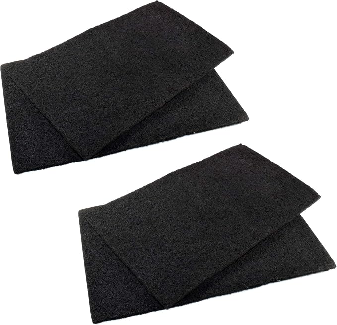 HQRP 4-Pack 18x10 Activated Carbon Filter Media Pad