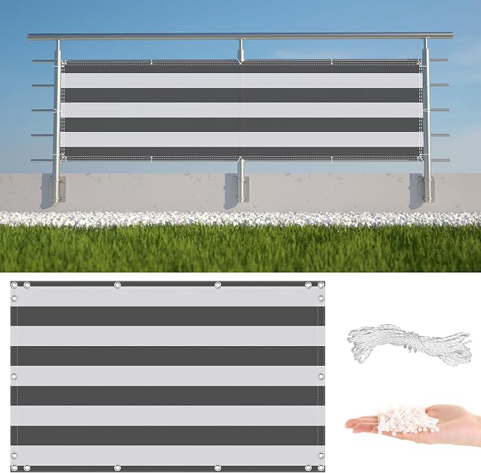 Privacy Fence 2' x 13.1' UV-Resistant Visibility Reduction Privacy Screen