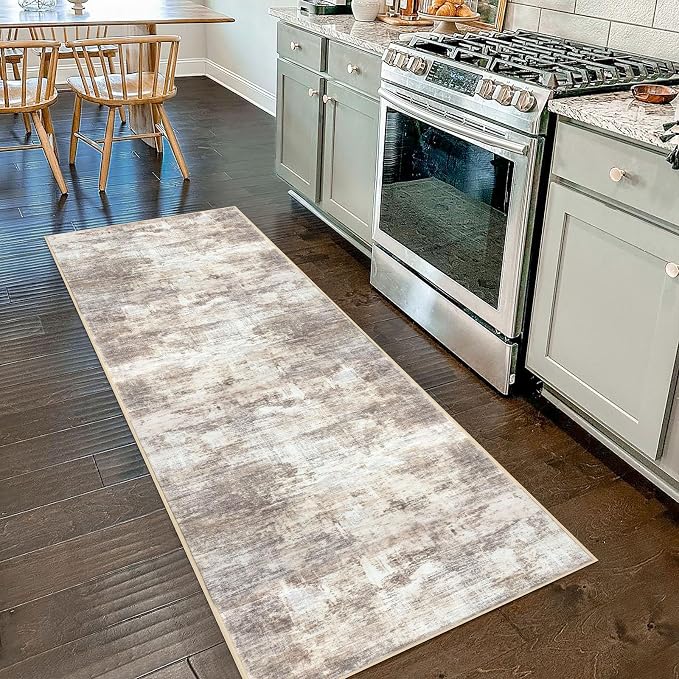 IOHOUZE Abstract Runner Rug 2x7 Ft Washable Runners