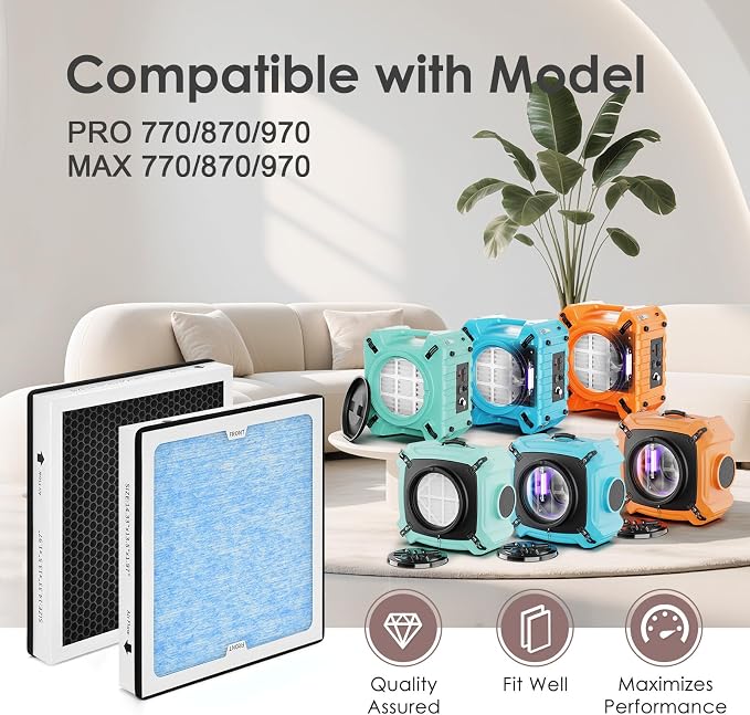 770 HEPA & Activated Carbon Filter Compatible