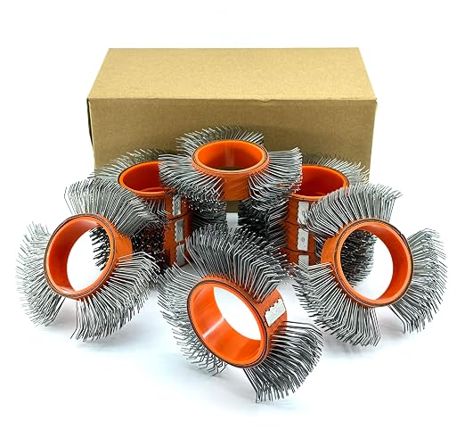 10PCS, Abrasive Carbon Steel Belt/Replacement Coarse Wire Wheel/Rust