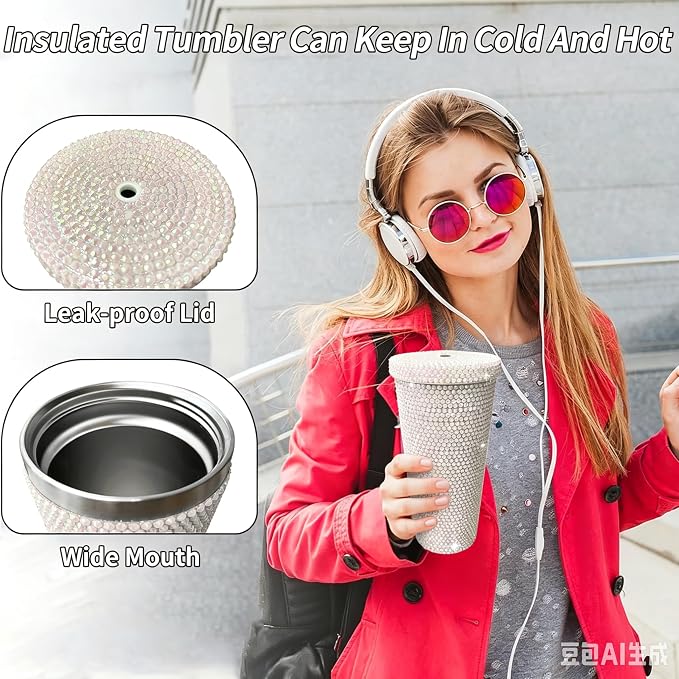 26oz Bling Rhinestone Tumbler