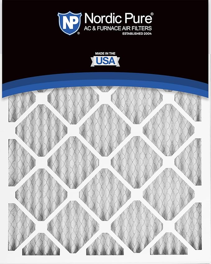 Nordic Pure 12x20x1 Pleated MERV 13 Air Filters 4 Pack