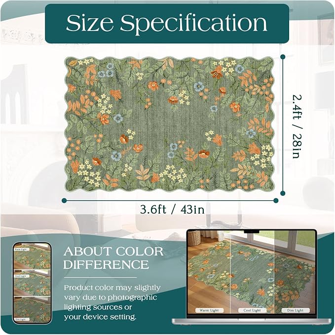 Floral Outdoor Rug