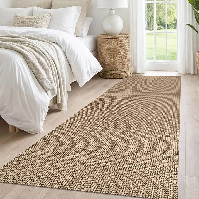 IOHOUZE Washable Runner Rug 3x8 Non Slip Rubber Backed Wide Hallway Runner