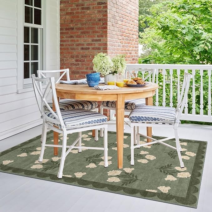 4x6 Covered Outdoor Patio Rug