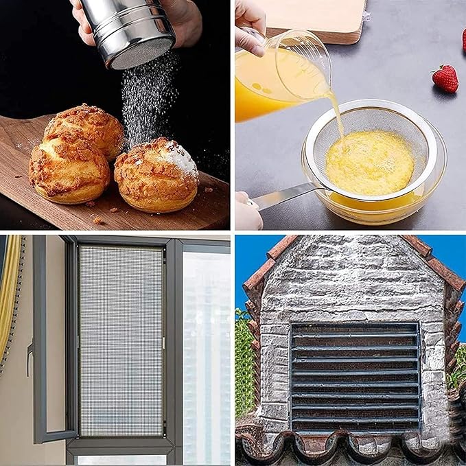 100 Mesh Stainless Steel Woven Wire, 0.18mm Fine Hole Screen Roll,