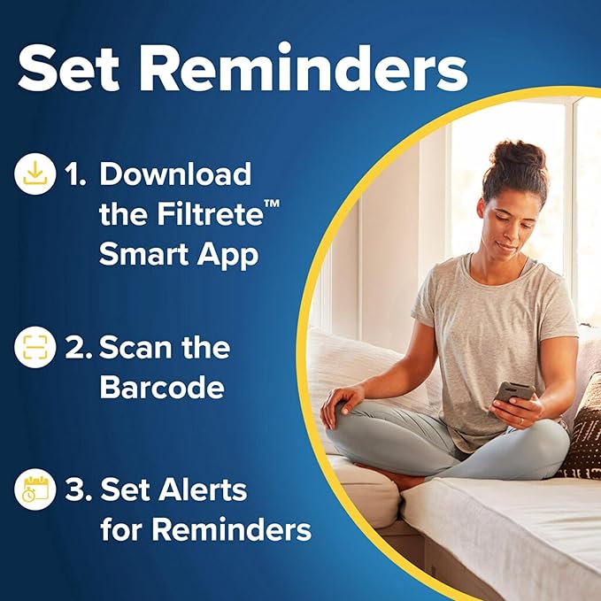 Filtrete 14x25x1 AC Furnace Air Filter, MERV 13, MPR 2200, Elite Allergen