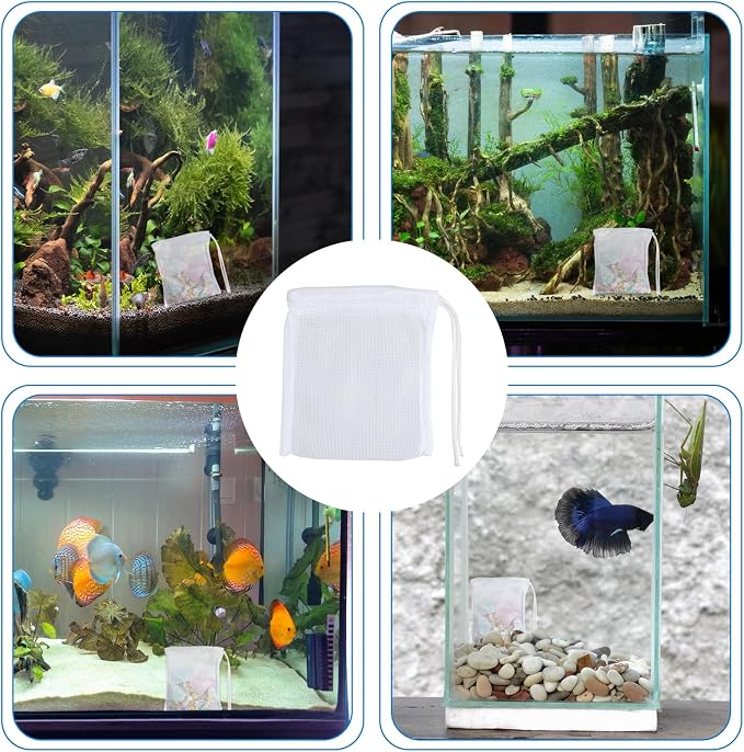 10PCS Aquarium Filter Media Bags